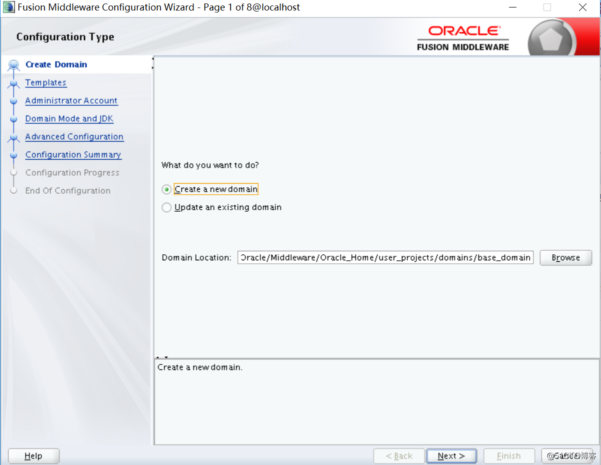 On linux weblogic 12c version of the installation