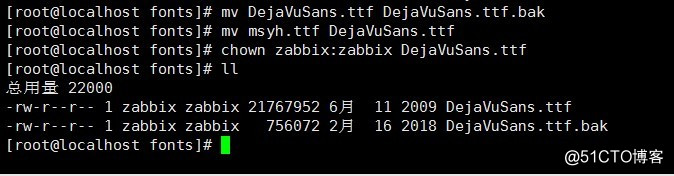 Zabbix web interface to solve the problem of Chinese garbled