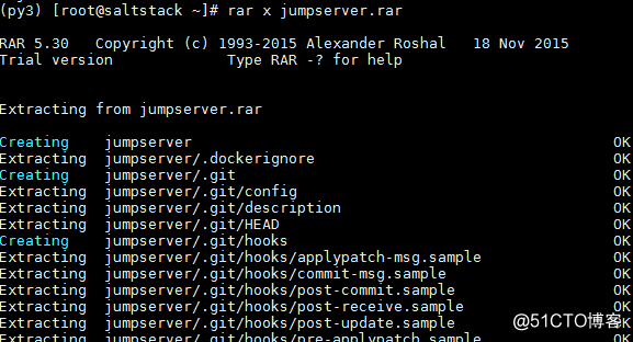 セットアップjumpserverてCentOSの7