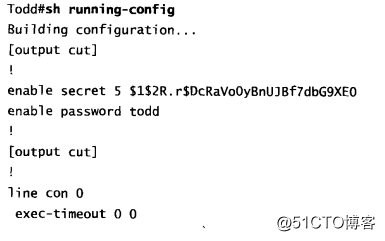 CCNA学習 - 交換ルーティング - パスワードの暗号化