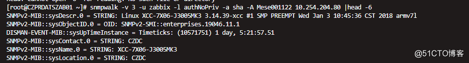 ZABBIX SNMP V3 Lenovo server hardware status monitoring