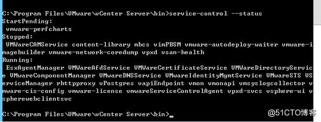 vsphere web client login reported 503 Service Unavailable error