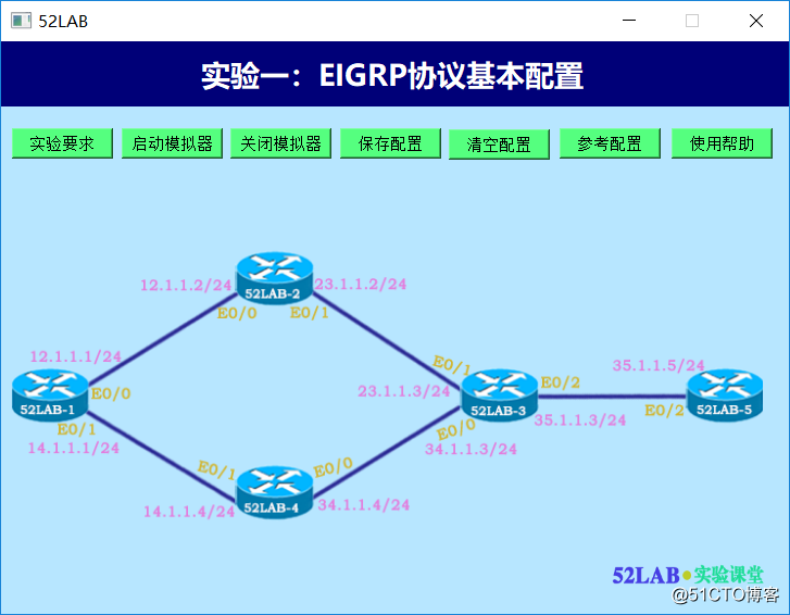Cisco路由交换CCNP中级课程-实验6：EIGRP协议基本配置