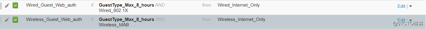 802.1X wired / wireless Guest service
