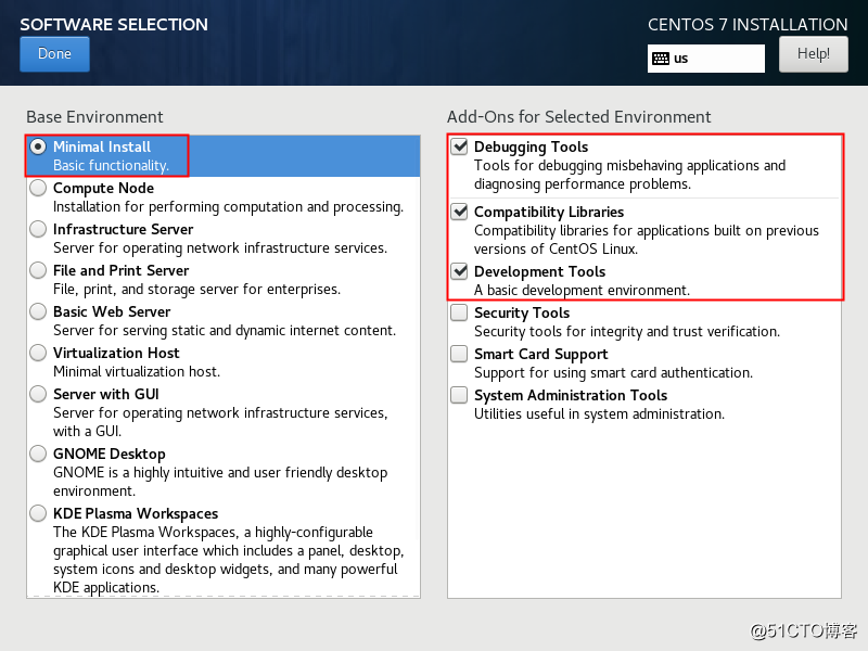 如何选择CentOS 7.6系统组件安装包