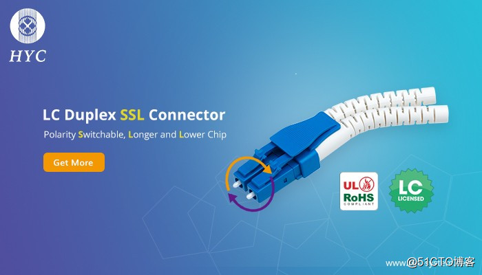 Suitable for high density environments LC duplex optical fiber connector