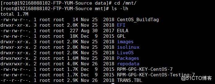 CentOS 7.6配置离线YUM源