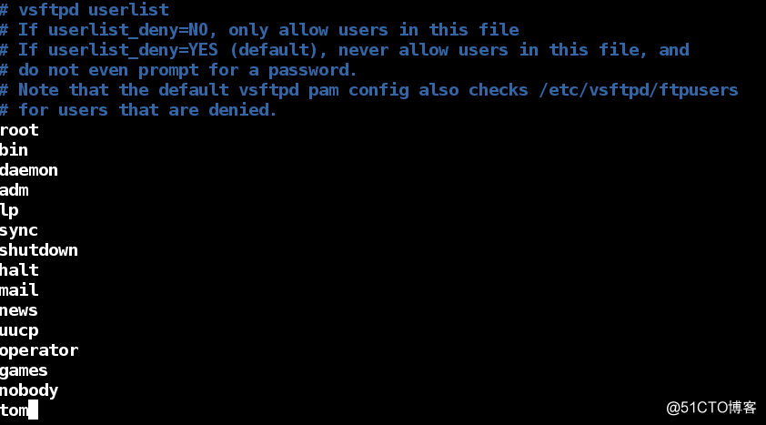 linux的ftp服务之本地访问浏览与虚拟账户