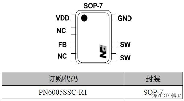 PN6005 electric vehicle controller chip chip DC-DC buck