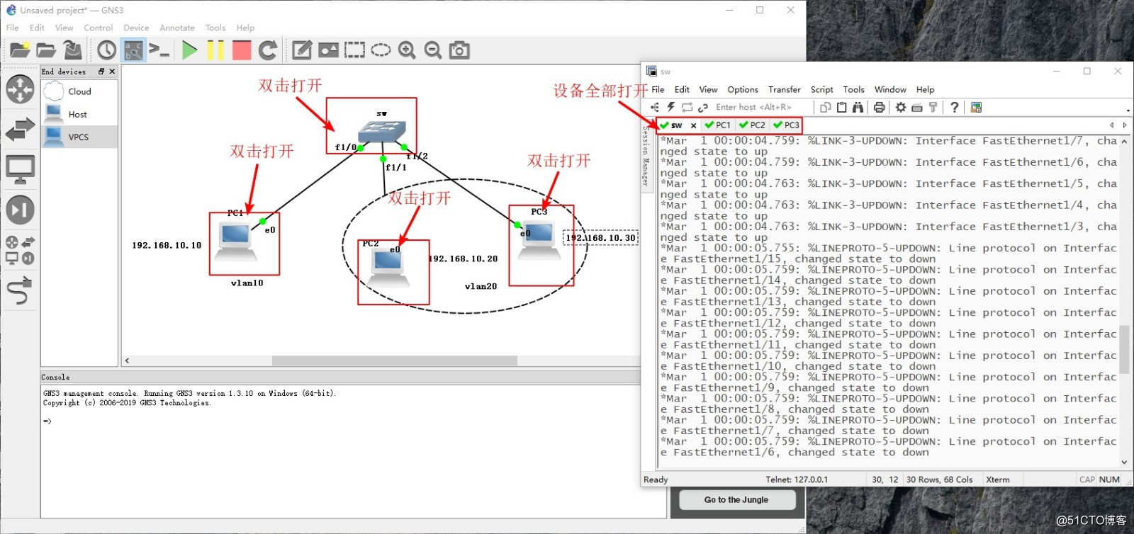 VLAN principle, and static VLAN configuration method (Theory and Practice)