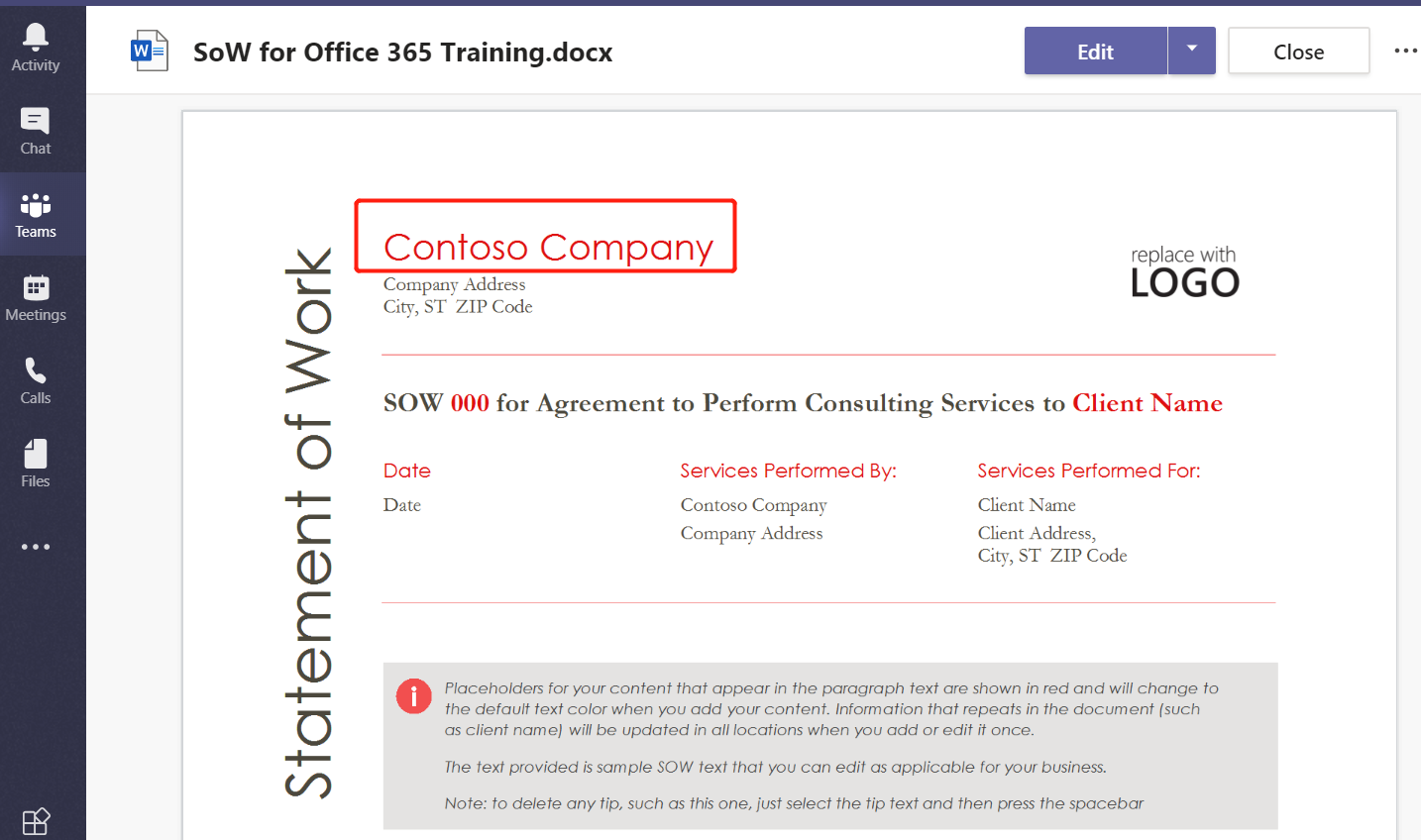 Office 365 小技巧 ：Microsoft Teams_ 就地编辑文档