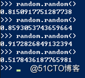 PYTHON Learning 0045: --- random function module Detailed --2019-8-11