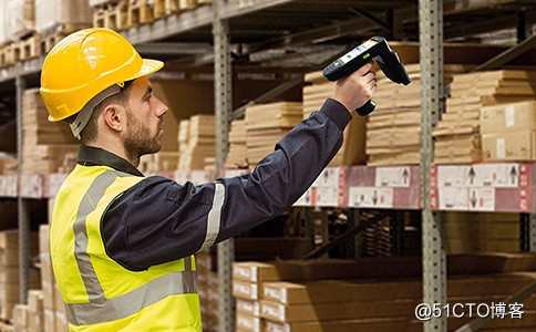 Application handset in the clothing warehouse management
