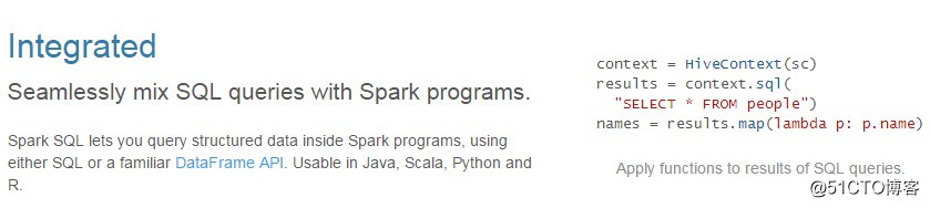 spark notes of Spark SQL