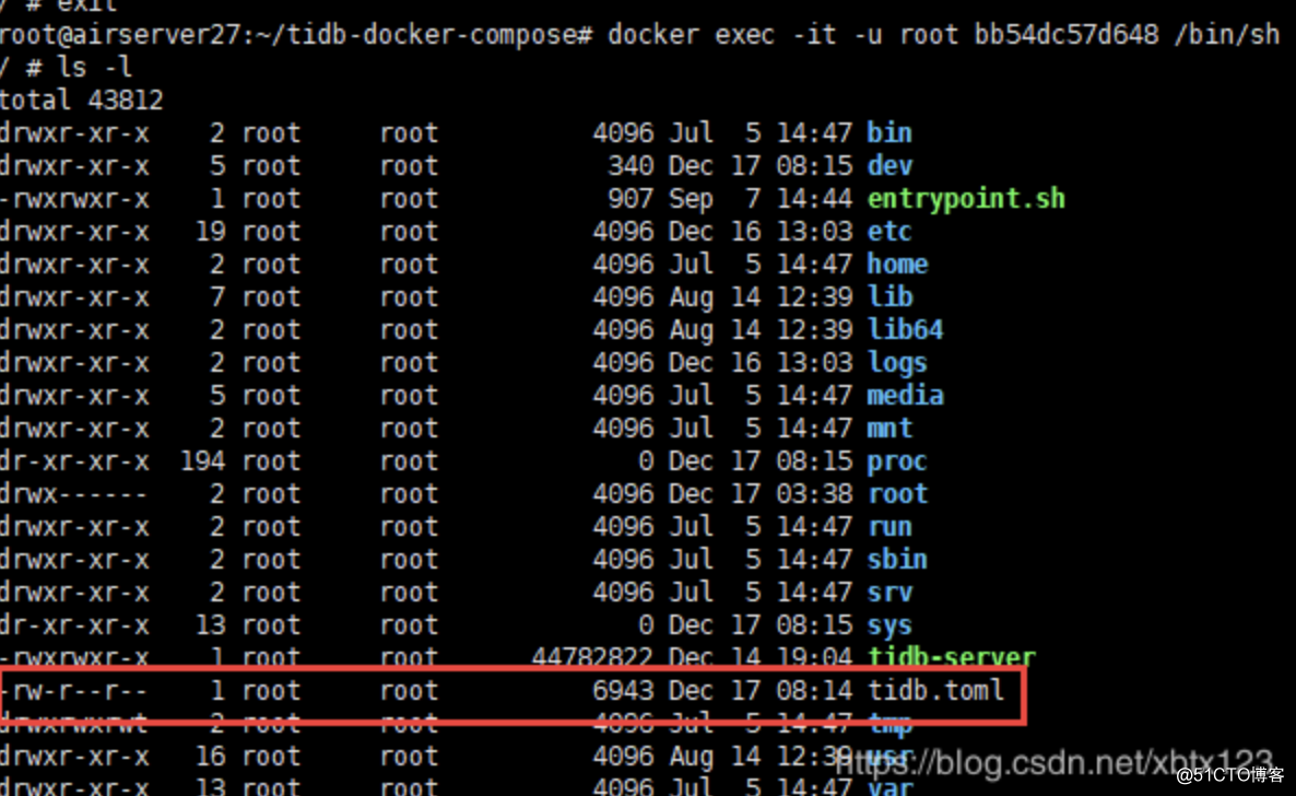 docker-compose.yml way to build a good test environment TiDB