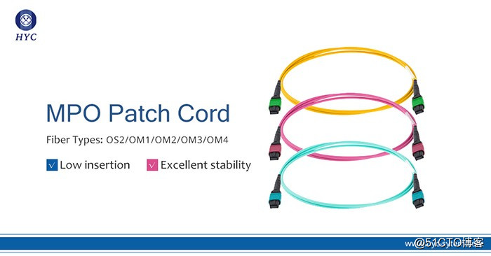 MPO光纤跳线的结构和极性分类