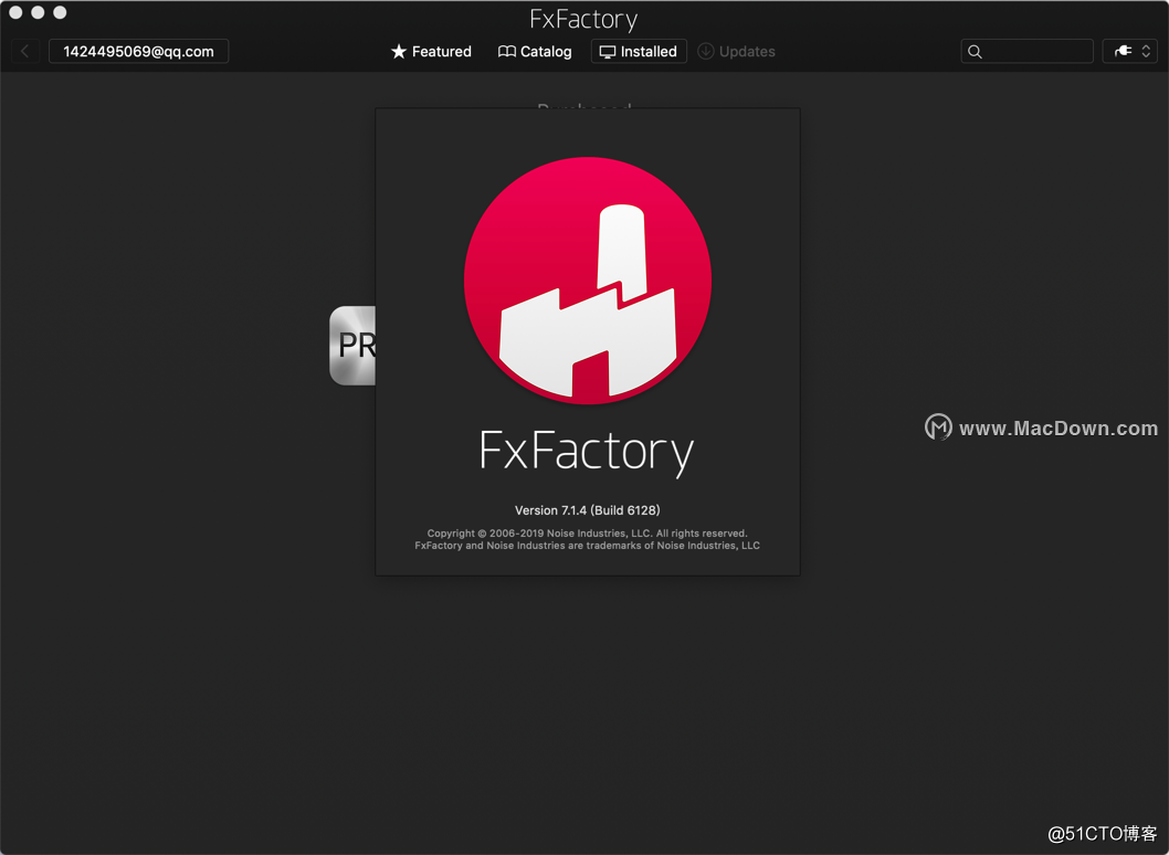 FxFactory pro for mac (visual effects plug-in collection) v7.1.4 (6128) version of activation