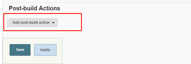 点击添加构建后操作