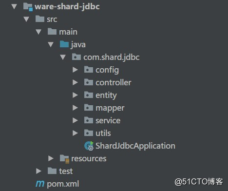 SpringBoot 2.0 sharding-jdbc integration middleware, data sub-library sub-table