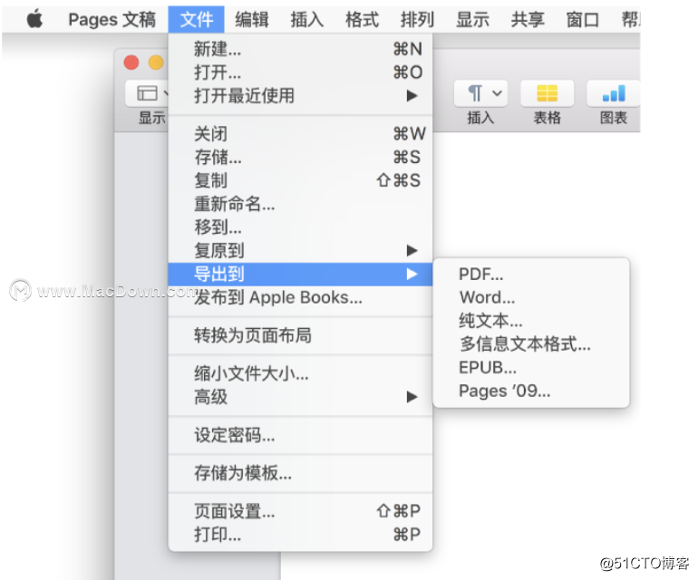 Use Pages for mac How to convert files into word format?