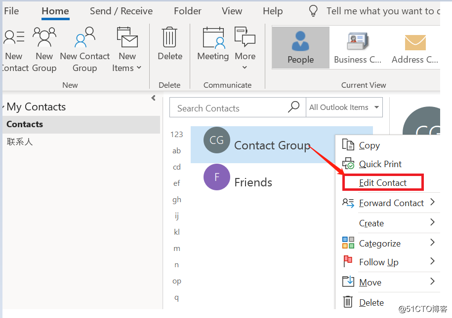 Office 365 小技巧：Contact List 迁移到Office365后的痛点以及解决方案