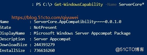 Experience Windows Server application compatibility function on demand