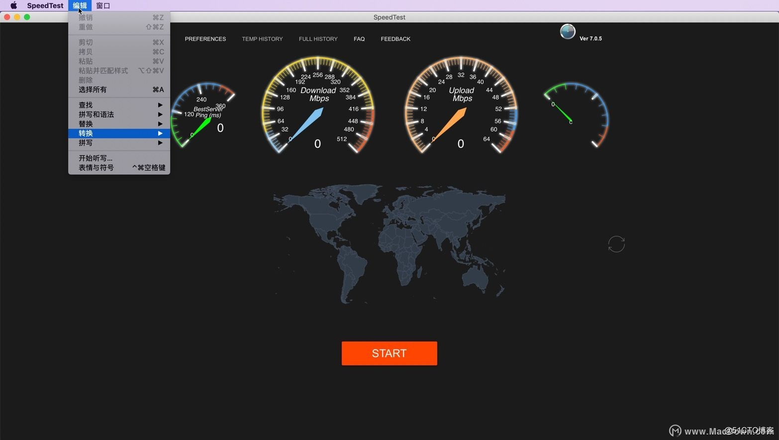 SpeedTest for Mac(全球网速测试工具)