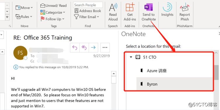 Office 365 Tips: Send important emails to OneNote save