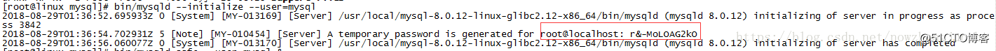 linux使用glibc版本安装mysql8.0.12