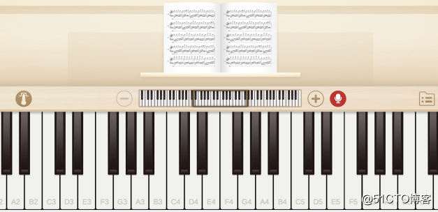 Phone can play the piano piano keyboard simulator