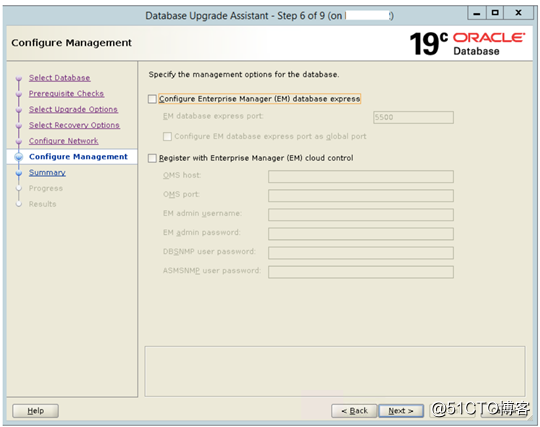 Oracle update to 19c using DBUA