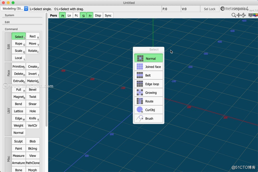 Metasequoia 4 for Mac(3D水杉建模软件)