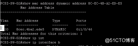 CISCO find its position in the switch ports in accordance with the address ip