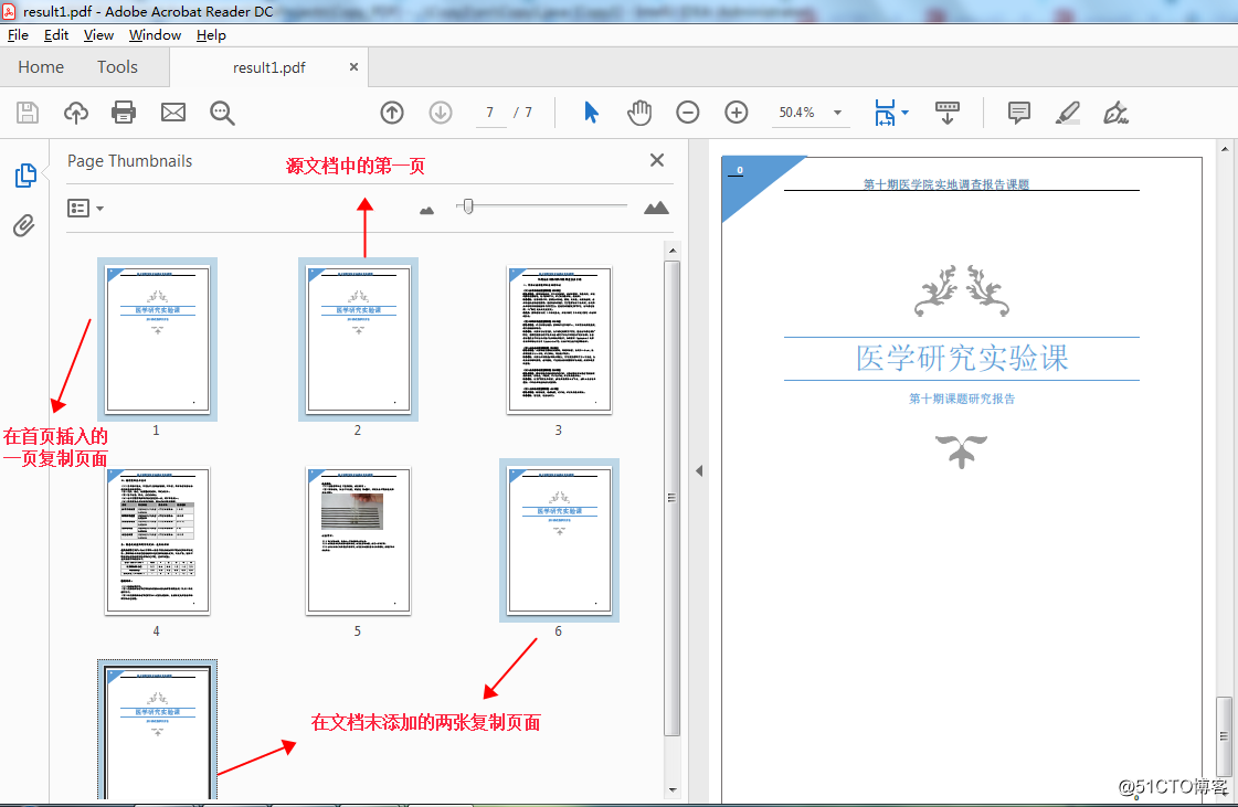 Java PDF document copy