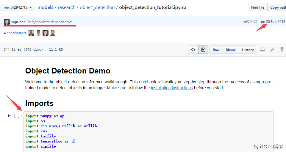 Under win10 object_detection_tutorial.ipynb running service crashes, restart immediately