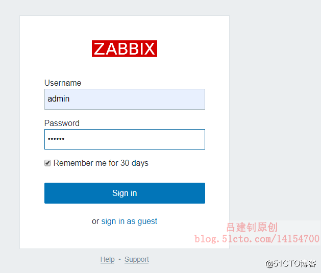 Zabbixの展開監視サーバー（1）