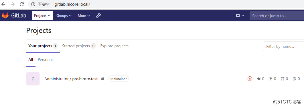 Centos7 installation and deployment finished Gitlab