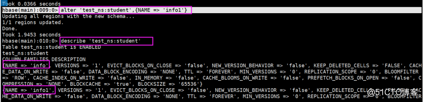 Hbase installation, Hbase shell and test code