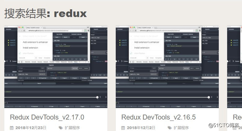 chrome浏览器安装redux-devtools调试工具