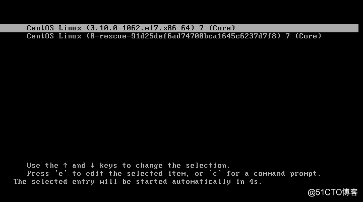 Linux 之 Centos7 重置root密码