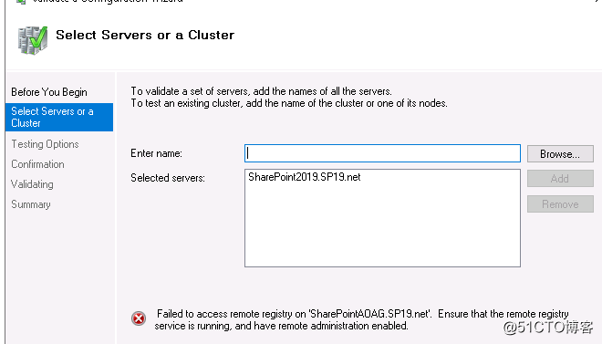 SharePoint 排错：添加Windows Cluster节点异常排错