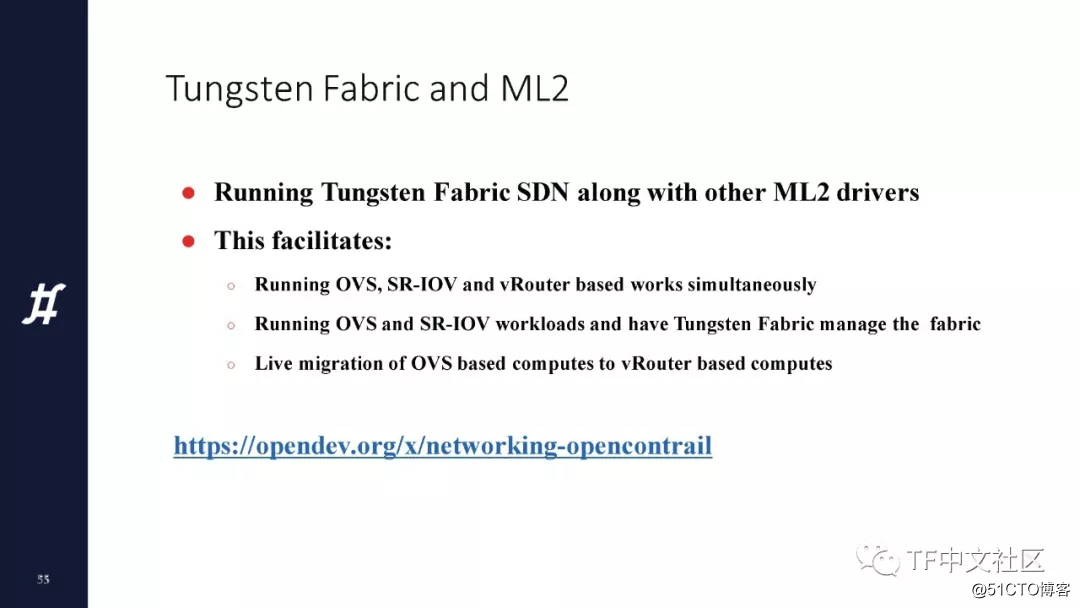 Tungsten Fabric architecture and the latest technological advances Shu TF inaugural meeting of the speech Record