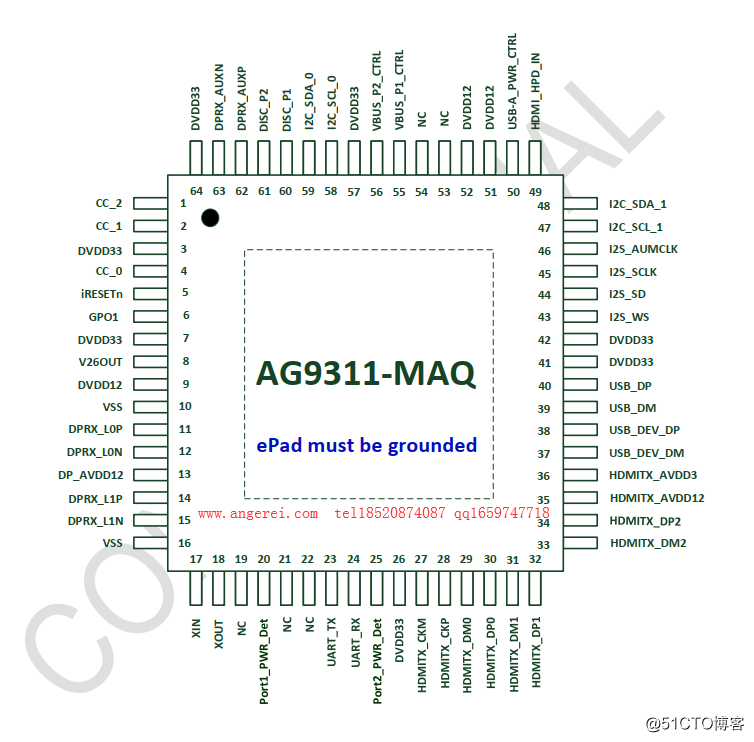 AG9311MAQ| AG9311MCQ|Type-C转HDMI带PD|Type-C转HDMI带PD