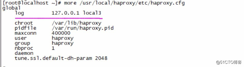 Haproxy +は、カスタムメイドのログをロードバランシングをkeepalivedの