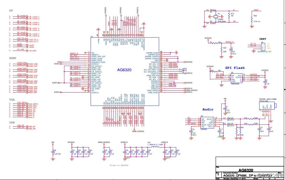 AG6320原理图|AG6320设计参考电路