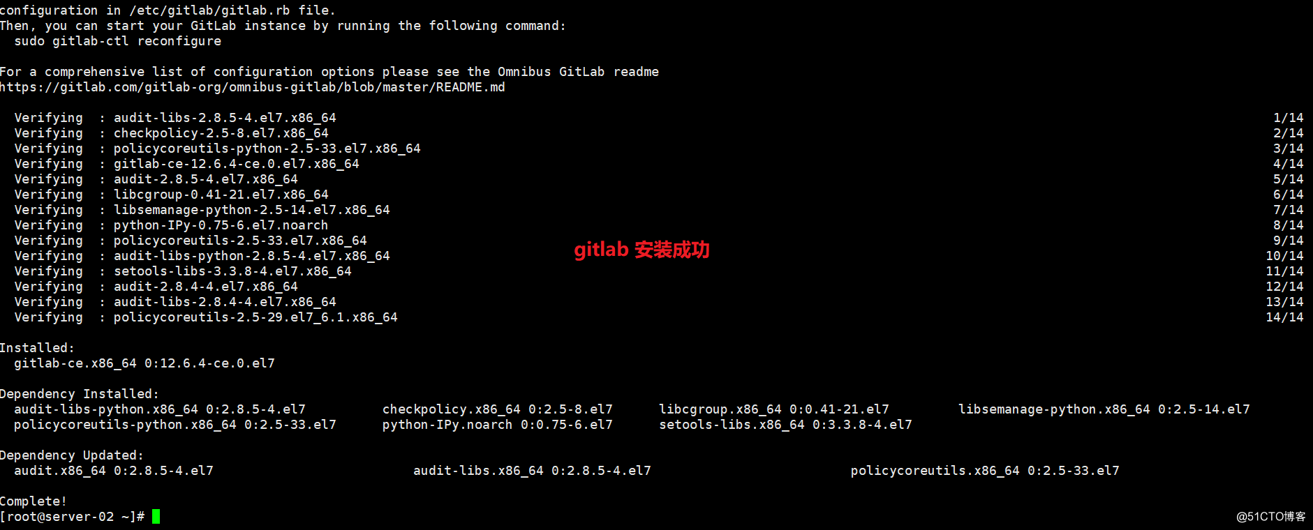 CentOS 7.6 搭建Gitlab教程