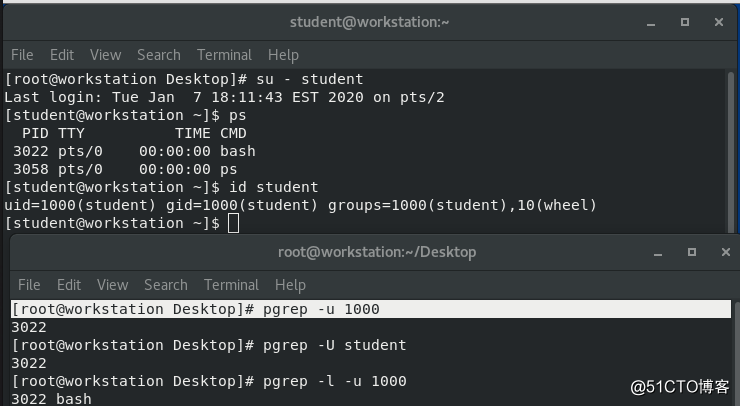 linux下的进程管理（进程的基本了解及查看pstree,ps,pgrep命令）