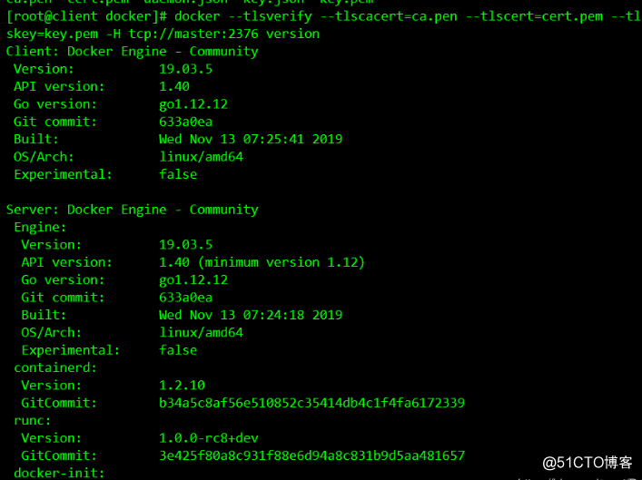 Docker安全管理—-TLS（安全认证）