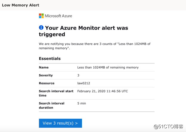 使用Azure Monitor监控服务器内存使用率