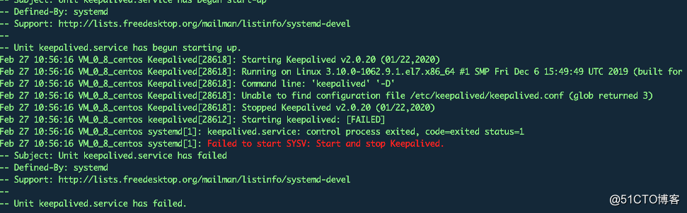 在Linux二进制安装keepalived